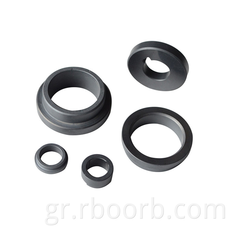 Mirror polish silicon carbide ceramic seal ring